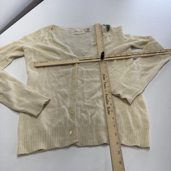 Coincidence & Chance Sweater Womens Medium Beaded Embellished Angora Wool Blend - Picture 7 of 8